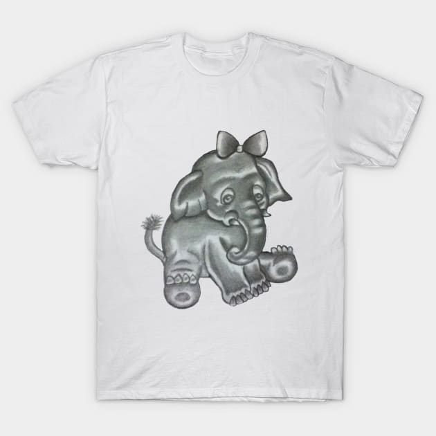 Cute lil Elephant T-Shirt by MissyMoo